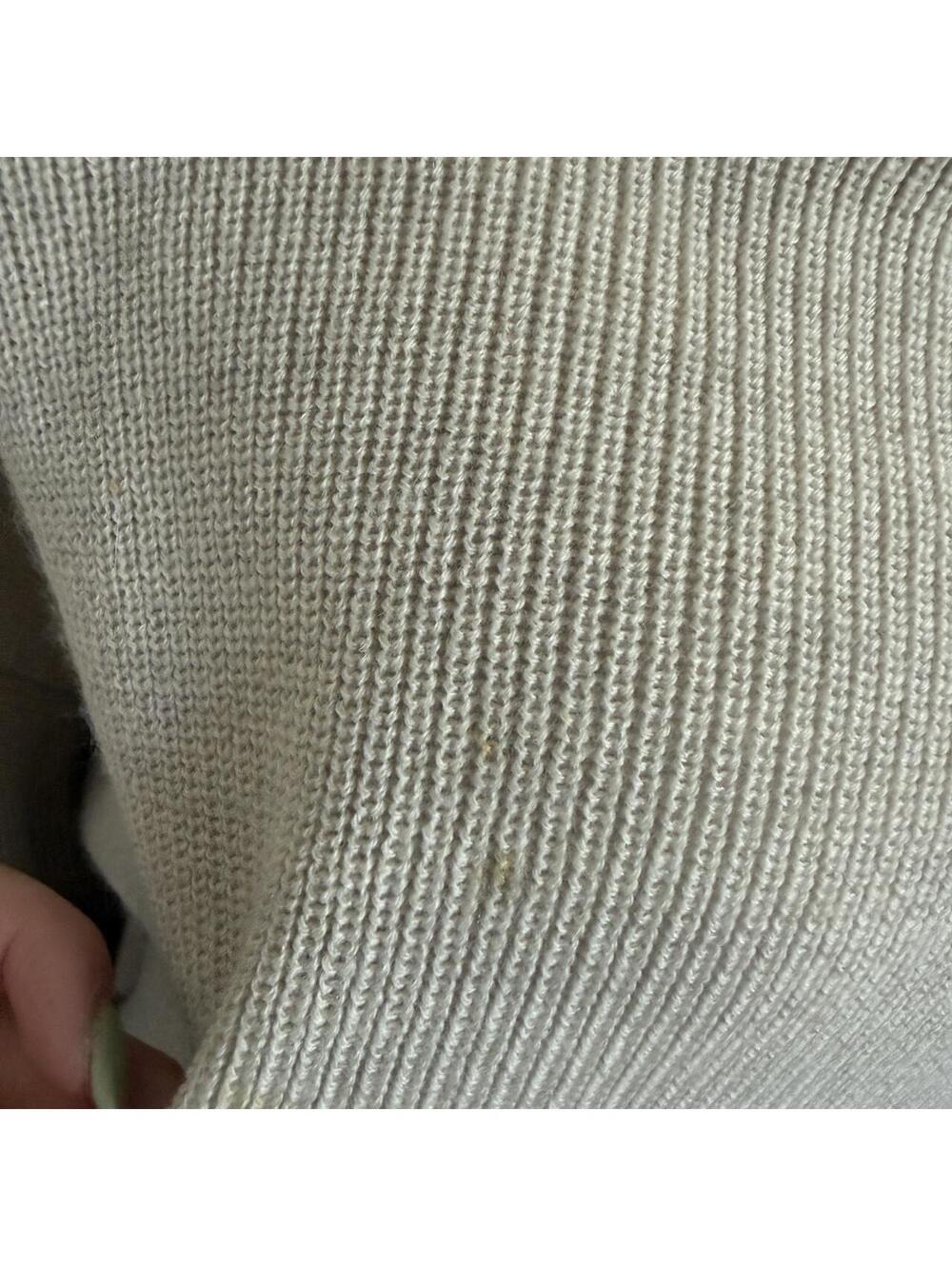Wilfred for Aritzia Wool Turtleneck Sweater Lightweight Fall Cozy Fisherman - Picture 4 of 7